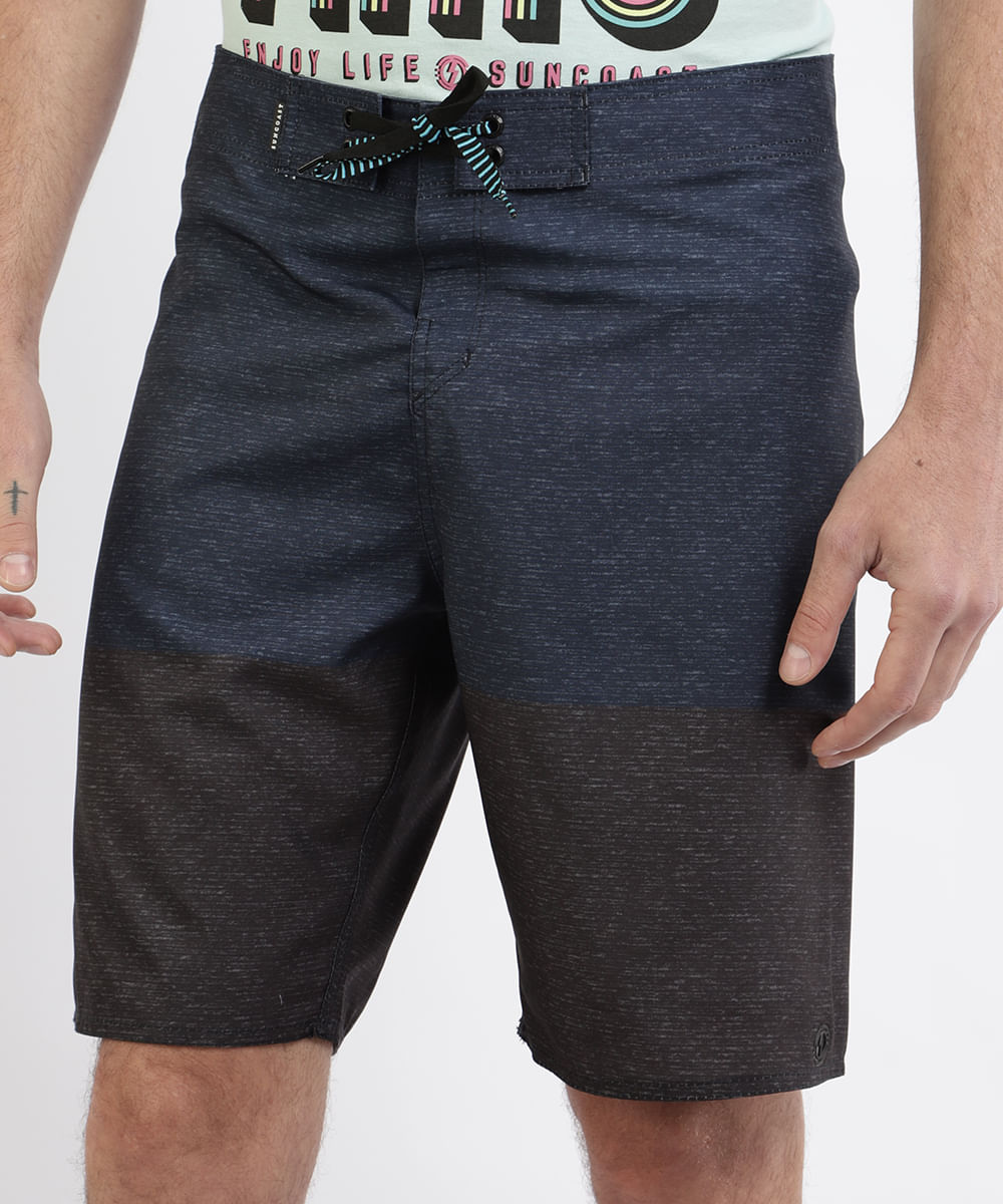 CeA Bermuda Masculina com Bolso Azul Marinho CeA Bermuda Masculina com Bolso Azul Marinho