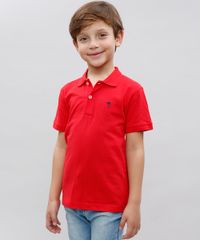 Polo-Infatil-em-Piquet-com-Bordado-Manga-Curta-Vermelha-8453961-Vermelho_1