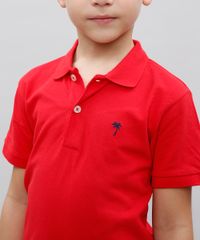 Polo-Infatil-em-Piquet-com-Bordado-Manga-Curta-Vermelha-8453961-Vermelho_4