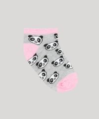 Kit-de-2-Meias-Infantil-Soquete-Estampadas-Panda-Multicor-9263984-Multicor_2