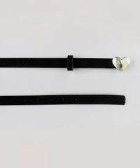 Cinto-Feminino-Em-Veludo-Com-Fivela-Coracao-Preto-9551478-Preto_1