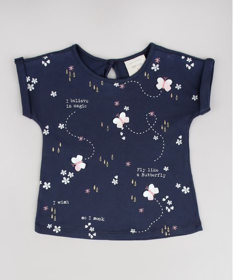 Blusa-Infantil-com-Borboletas-Manga-Curta-Azul-Marinho-9545610-Azul_Marinho_1