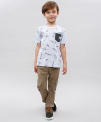 Camiseta-Infantil-Estampada-Space-com-Bolso-Manga-Curta-Cinza-Mescla-Claro-9534263-Cinza_Mescla_Claro_3