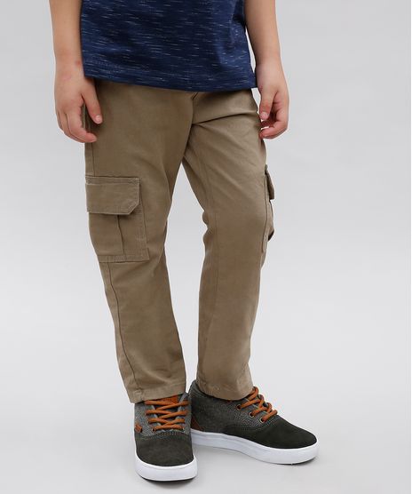 Calca-de-Sarja-Infantil-Cargo-Verde-Militar-9540800-Verde_Militar_1