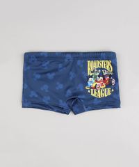 Sunga-Boxer-Infantil-Turma-do-Mickey-com-Protecao-UV-50-Azul-Marinho-9519476-Azul_Marinho_1