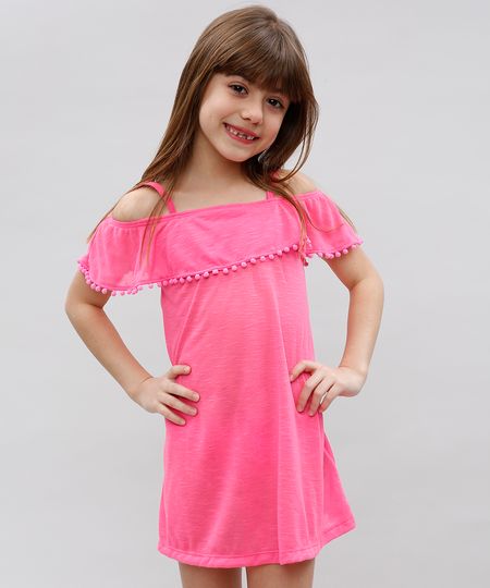 Saida-de-Praia-Infantil-com-Pompom-Pink-9519271-Pink_1 Saida-de-Praia-Infantil-com-Pompom-Pink-9519271-Pink_1