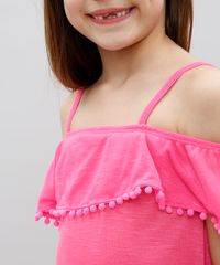 Saida-de-Praia-Infantil-com-Pompom-Pink-9519271-Pink_4