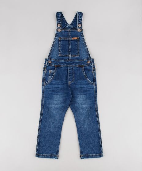 Macacao-Jeans-Infantil-com-Bolsos-Azul-Escuro-9527110-Azul_Escuro_1