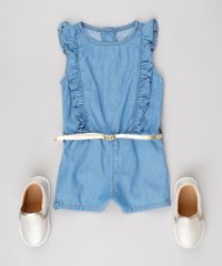 Macaquinho-Jeans-Infantil-com-Babado-e-Cinto-Sem-Manga-Azul-Claro-9561504-Azul_Claro_3