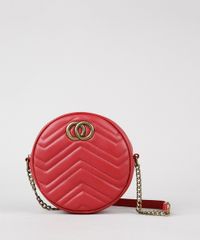 Bolsa-Feminina-Transversal-Pequena-Redonda-com-Matelasse-Vermelha-9484883-Vermelho_1