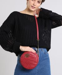 Bolsa-Feminina-Transversal-Pequena-Redonda-com-Matelasse-Vermelha-9484883-Vermelho_2