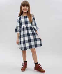 Vestido-Infantil-Estampado-Xadrez-com-Lurex-Manga-Longa-Azul-Marinho-9549420-Azul_Marinho_3