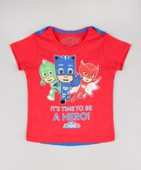 Camiseta-Infantil-PJ-Masks-com-Capa-Removivel-Manga-Curta-Vermelha-9575882-Vermelho_1