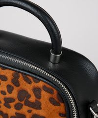 Bolsa-Feminina-Pequena-com-Estampa-Animal-Print-Alca-Transversal-Removivel-Preta-9484658-Preto_6
