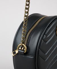 Bolsa-Feminina-Transversal-Pequena-Redonda-com-Matelasse-Preta-9484883-Preto_6