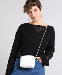 Bolsa-Feminina-Transversal-Pequena-com-Matelasse-Alca-Corrente-Branca-9484650-Branco_2