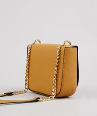 Bolsa-Feminina-Transversal-Media-Alca-com-Corrente-Mostarda-9484641-Mostarda_4