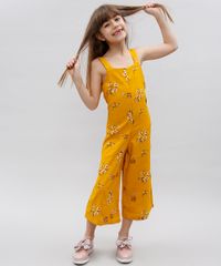 Macacao-Infantil-Pantacourt-Estampado-Floral-Sem-Manga-Mostarda-9559373-Mostarda_3