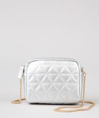 Bolsa-Feminina-Transversal-Pequena-Metalizada-com-Matelasse-Alca-Corrente-Prateado-9484650-Prateado_1