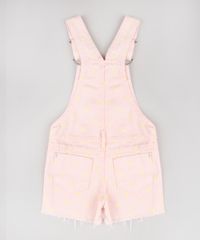 Jardineira-de-Sarja-Infantil-Estampada-de-Estrelas-Barra-Desfiada-Rosa-Claro-9557946-Rosa_Claro_2