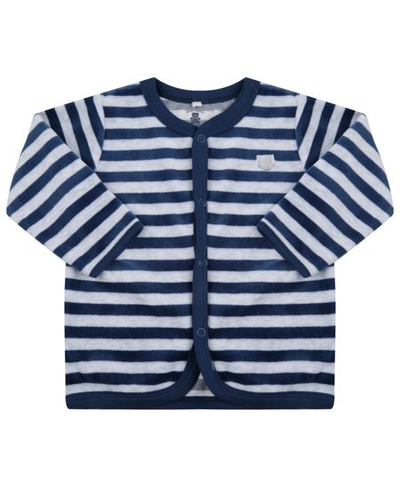 Cardigan-Listrado-em-Plush-de-Algodao---Sustentavel-Azul-Marinho-8433365-Azul_Marinho_1