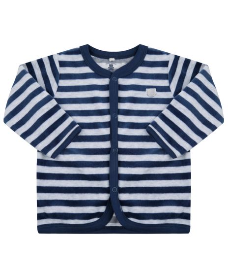 Cardigan-Listrado-em-Plush-de-Algodao---Sustentavel-Azul-Marinho-8433365-Azul_Marinho_1