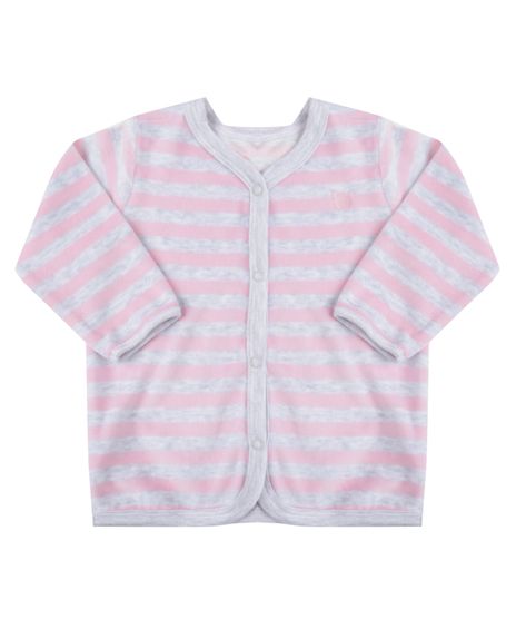 Cardigan-Listrado-em-Plush-de-Algodao---Sustentavel-Rosa-Claro-8433421-Rosa_Claro_1