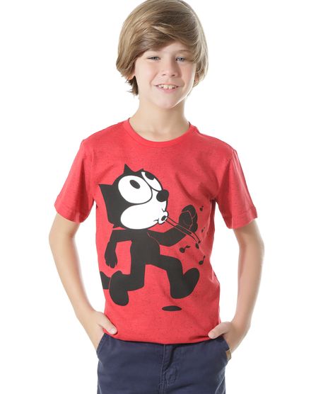 Camiseta-Gato-Felix-Vermelha-8522241-Vermelho_1