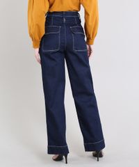 Calca-Jeans-Feminina-Mindset-Reta-com-Pespontos-Azul-Escuro-9642631-Azul_Escuro_2