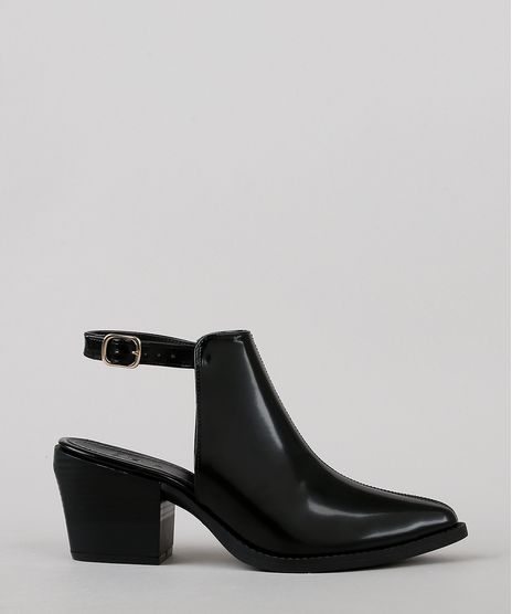 Bota-Open-Boot-Feminina-Mindset-Bico-Fino-com-Fivela-Preta-9619606-Preto_1