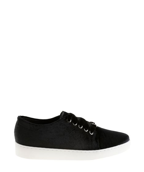 tenis da vizzano preto veludo