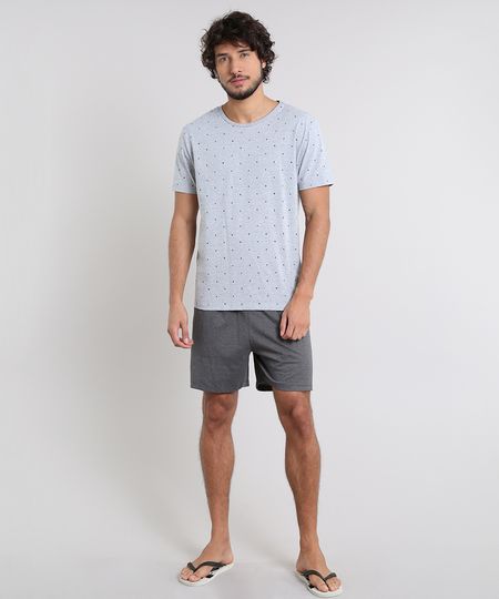 Pijama-Masculino-Estampado-Manga-Curta-Cinza-Mescla-Claro-9556240-Cinza_Mescla_Claro_1 Pijama-Masculino-Estampado-Manga-Curta-Cinza-Mescla-Claro-9556240-Cinza_Mescla_Claro_1