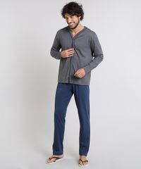 Pijama-Masculino-com-Botoes-Manga-Longa-Cinza-Mescla-Escuro-9556243-Cinza_Mescla_Escuro_1 Pijama-Masculino-com-Botoes-Manga-Longa-Cinza-Mescla-Escuro-9556243-Cinza_Mescla_Escuro_1
