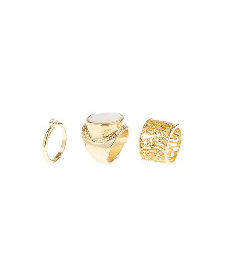 Kit-de-3-Aneis-Dourado-8459830-Dourado_1