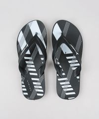Chinelo-Masculino-Rider-com-Estampa-Geometrica-Preto-9325387-Preto_1