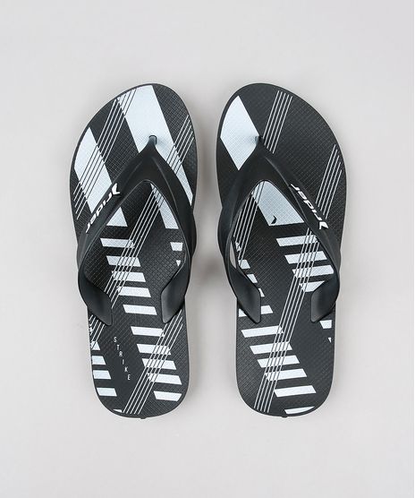 Chinelo-Masculino-Rider-com-Estampa-Geometrica-Preto-9325387-Preto_1