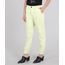 Calca-de-Sarja-Feminina-Jogger-com-Bolso-Amarela-9601429-Amarelo_1