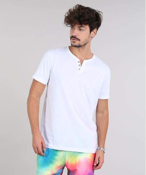 camisa botão masculina