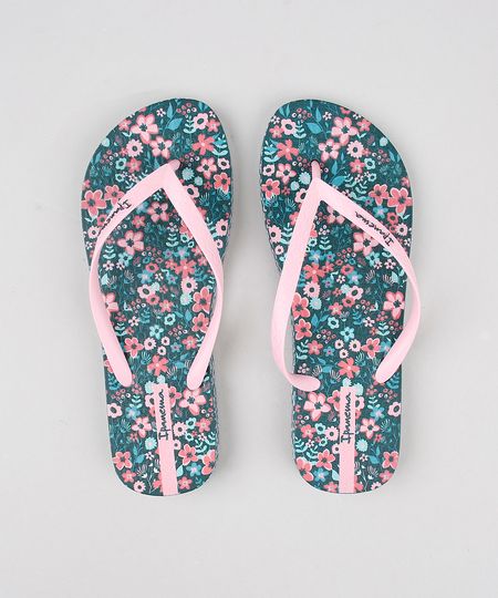 Chinelo-Feminino-Ipanema-Estampado-Floral-Verde-Escuro-9604342-Verde_Escuro_1