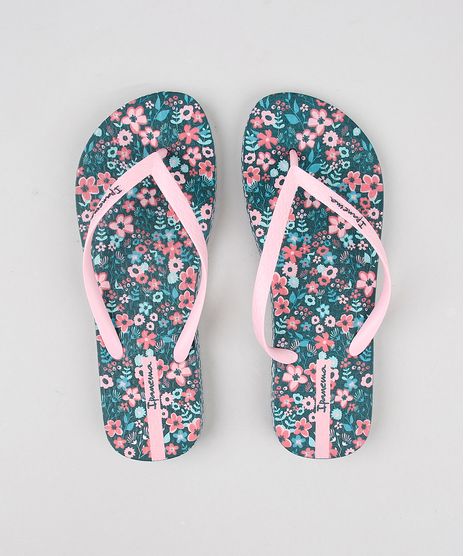 Chinelo-Feminino-Ipanema-Estampado-Floral-Verde-Escuro-9604342-Verde_Escuro_1