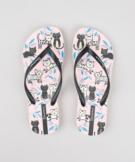 Chinelo-Feminino-Ipanema-Estampado-de-Gatos-Rosa-claro-9604335-Rosa_Claro_1