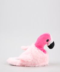 Pantufa-Infantil-Slipper-Flamingo-em-Pelo-Rosa-Claro-9454196-Rosa_Claro_1
