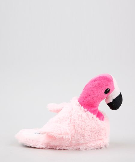 Pantufa-Infantil-Slipper-Flamingo-em-Pelo-Rosa-Claro-9454196-Rosa_Claro_1