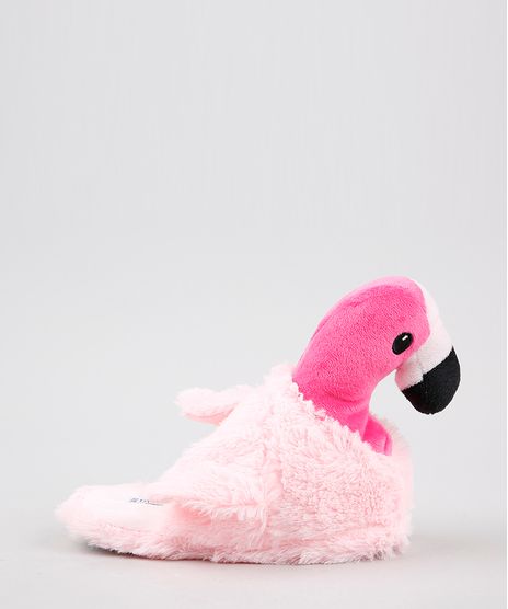 Pantufa-Infantil-Slipper-Flamingo-em-Pelo-Rosa-Claro-9454196-Rosa_Claro_1