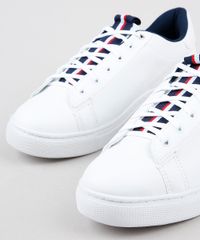 Tenis-Masculino-com-Faixa-Listrada-Branco-9629114-Branco_2