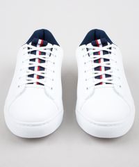 Tenis-Masculino-com-Faixa-Listrada-Branco-9629114-Branco_4