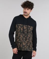 Camiseta-Masculina-com-Estampada-Camuflada-e-Capuz-Manga-Longa-Preta-9614588-Preto_1