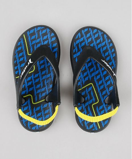 Chinelo-Infantil-Rider-com-Estampa-Geometrica-Preto-9512198-Preto_1
