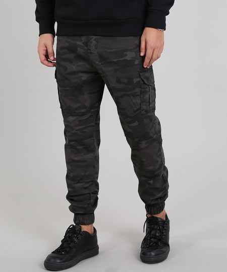 Calca-de-Sarja-Masculina-Jogger-Cargo-Estampada-Camuflada-Chumbo-9581535-Chumbo_1 Calca-de-Sarja-Masculina-Jogger-Cargo-Estampada-Camuflada-Chumbo-9581535-Chumbo_1