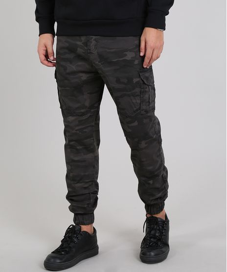 Calca-de-Sarja-Masculina-Jogger-Cargo-Estampada-Camuflada-Chumbo-9581535-Chumbo_1